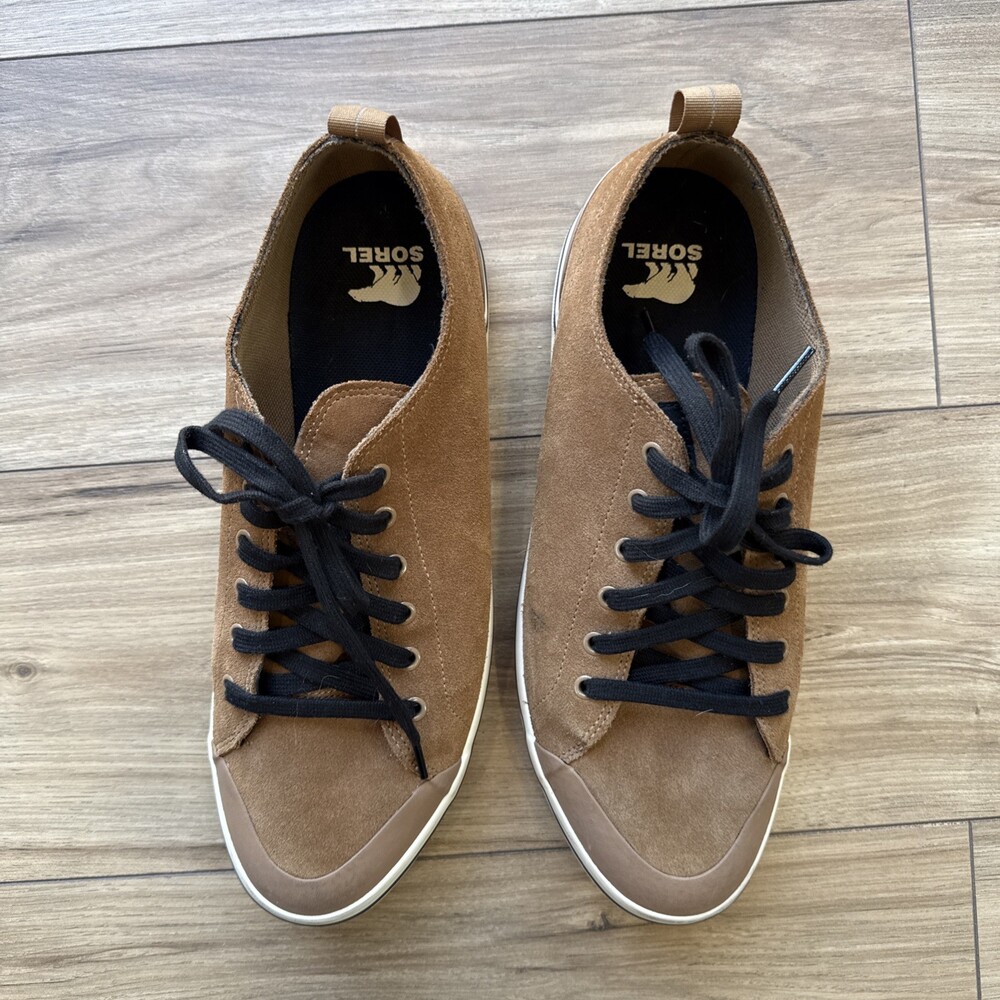 Sorel Metro II Low Sneakers Men's Size 13 Elk Chalk Suede Waterproof Lace-Up - Picture 5 of 10